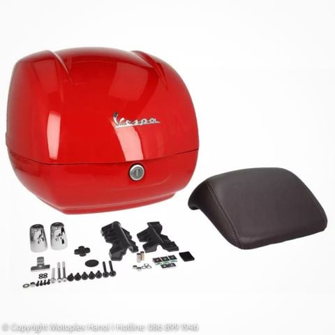Thùng Đồ 36L Vespa GTS & Vespa GTV - Red 894 - CM273355 chính hãng tại Motoplex Hanoi