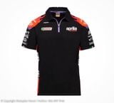 Áo Polo Cotton Teamwear Replica Nero Aprilia