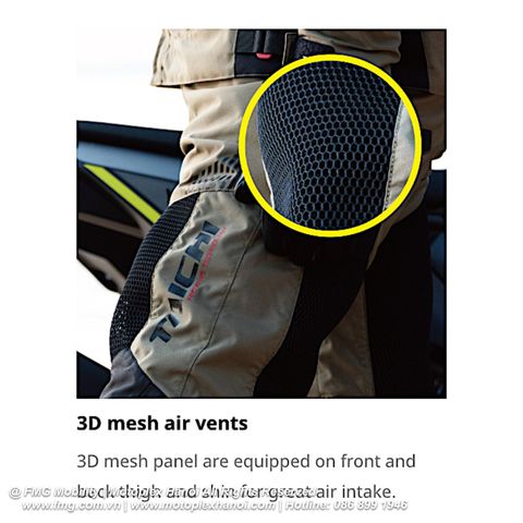 Quần Bảo Hộ Moto RS Taichi RSY269 Kompass Air Pants chính hãng tại FMG Superstore | Motoplex Hanoi