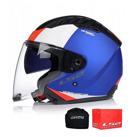 Mũ Bảo Hiểm 3/4 2 Kính LS2 OF600 Copter Urbane chính hãng tại FMG Superstore