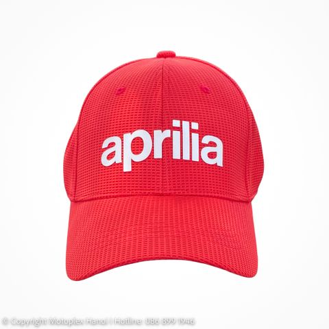 Mũ Lưỡi Trai Aprilia Cap Round Visor Red