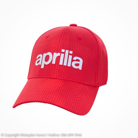 Mũ Lưỡi Trai Aprilia Cap Round Visor Red