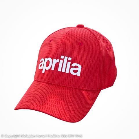 Mũ Lưỡi Trai Aprilia Cap Round Visor Red