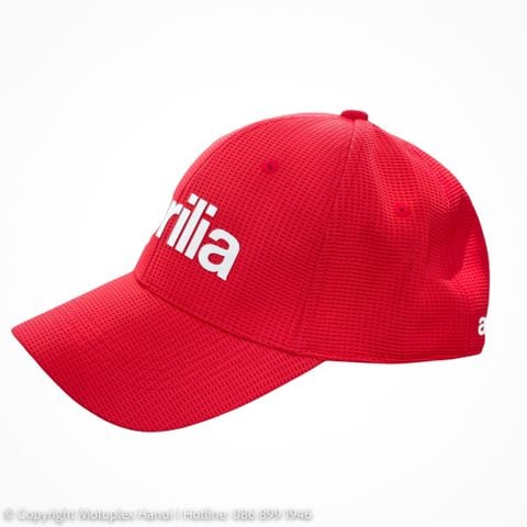 Mũ Lưỡi Trai Aprilia Cap Round Visor Red