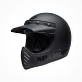 Mũ Bảo Hiểm Fullface Offroad Bell Moto-3 Classic Matte/Gloss Blackout Chính Hãng USA có tại FMG Superstore