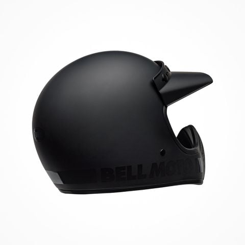 Mũ Bảo Hiểm Fullface Offroad Bell Moto-3 Classic Matte/Gloss Blackout Chính Hãng USA có tại FMG Superstore