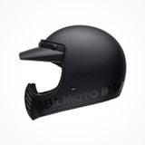 Mũ Bảo Hiểm Fullface Offroad Bell Moto-3 Classic Matte/Gloss Blackout Chính Hãng USA có tại FMG Superstore