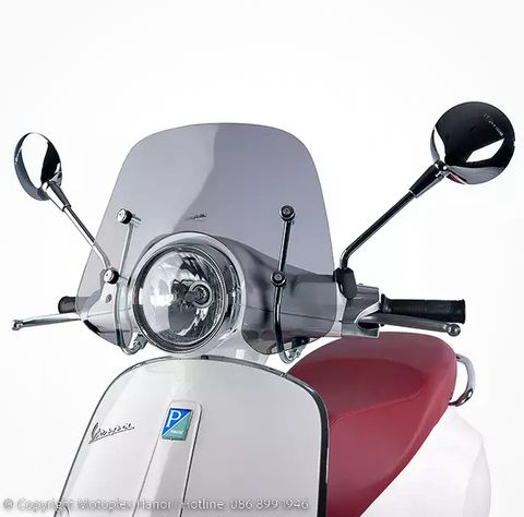 Kính Chắn Gió màu Khói Vespa Primavera Chính Hãng