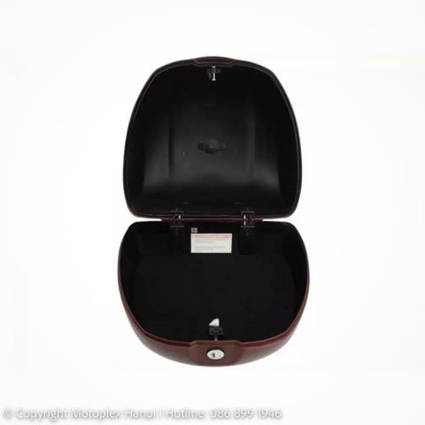 Thùng Đồ Top Box 32L Vespa Primavera & Vespa Sprint Chính Hãng Nâu Brown Matte 139/A ( Made In Italy)