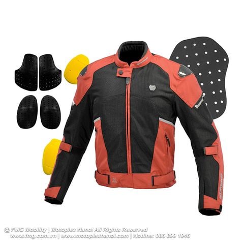 Áo Bảo Hộ Moto Komine JK-1573 Protect Carbon Mesh Jacket