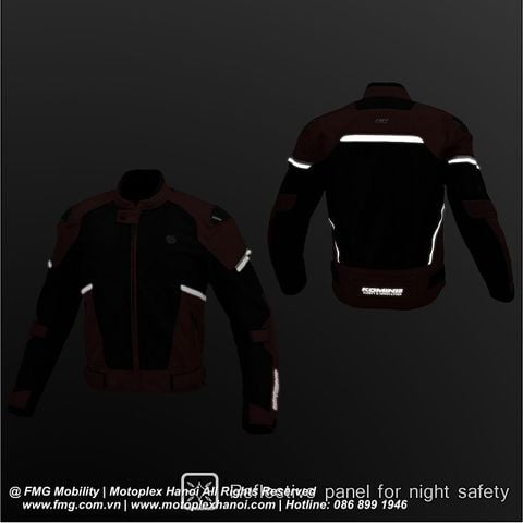 Áo Bảo Hộ Moto Komine JK-1573 Protect Carbon Mesh Jacket