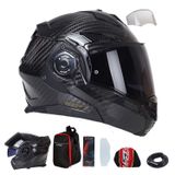 Mũ Bảo Hiểm Fullface Lật Hàm 180 Độ LS2 FF901 Advant X Carbon Solid chính hãng tại FMG Superstore