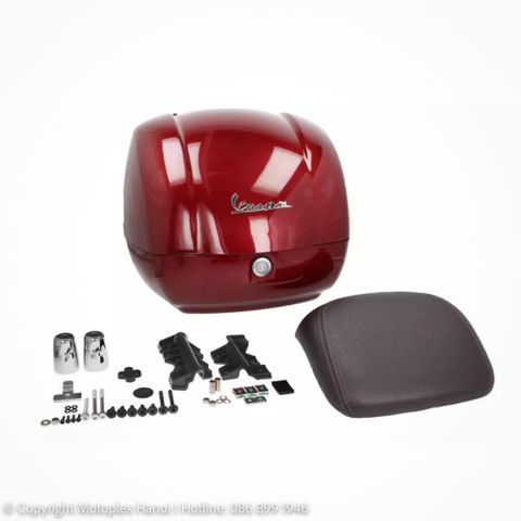 Thùng Đồ 36L Vespa GTS & Vespa GTV - Red Must/880/A - CM273347 chính hãng tại Motoplex Hanoi