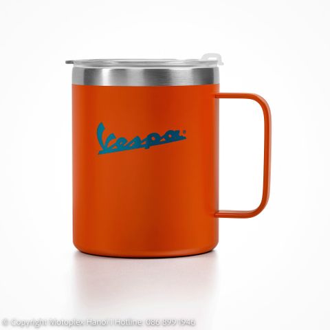 CỐC GIỮ NHIỆT VESPA COLOR VIBE màu Cam Tramonto