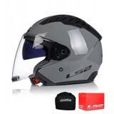 Mũ Bảo Hiểm 3/4 2 Kính LS2 OF600 Copter 2 chính hãng tại FMG Superstore