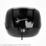 Thùng Đồ 32L Vespa Primavera & Vespa Sprint Chính Hãng Black Vulcano 98/A ( Made In Italy)
