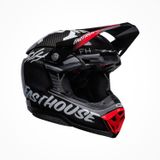 Mũ Bảo Hiểm Fullface Offroad BELL MOTO-10 SPHERICAL FASTHOUSE PRIVATEER Gloss Black Red Chính Hãng USA tại FMG Superstore