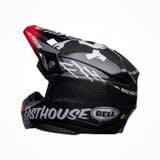 Mũ Bảo Hiểm Fullface Offroad BELL MOTO-10 SPHERICAL FASTHOUSE PRIVATEER Gloss Black Red Chính Hãng USA tại FMG Superstore