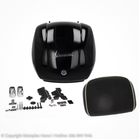 Thùng Đồ 36L Vespa GTS & Vespa GTV - Nero 90 - CM273377 chính hãng tại Motoplex Hanoi