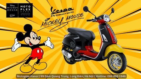 Vespa Primavera Disney Mickey Mouse Edition By Vespa 125 tại FMG Mobility | Motoplex Hanoi