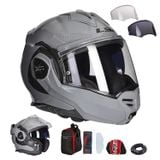 Mũ Bảo Hiểm Fullface Lật Hàm 180 Độ LS2 FF901 Advant X HPFC Solid chính hãng tại FMG Superstore
