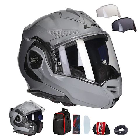 Mũ Bảo Hiểm Fullface Lật Hàm 180 Độ LS2 FF901 Advant X HPFC Solid chính hãng tại FMG Superstore