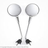 Gương Chiếu Hậu Vespa Primavera mạ Chrome Chính Hãng