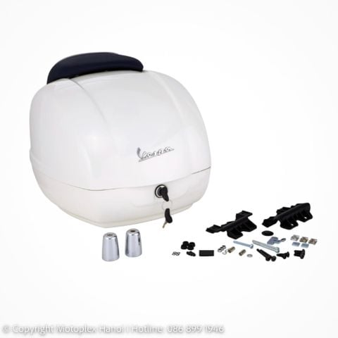 Thùng Đồ 36L Vespa GTS & Vespa GTV - YC White 544 - CM273345 chính hãng tại Motoplex Hanoi