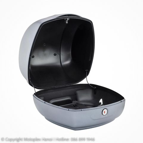 Thùng Đồ 36L Vespa GTS & Vespa GTV - Grey Matte Travolgente - CM273379 chính hãng tại Motoplex Hanoi