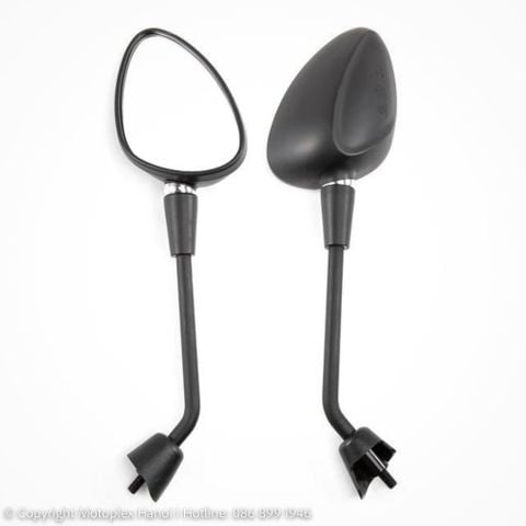 Gương Chiếu Hậu Trái Vespa Sprint màu Đen Mờ Chính Hãng