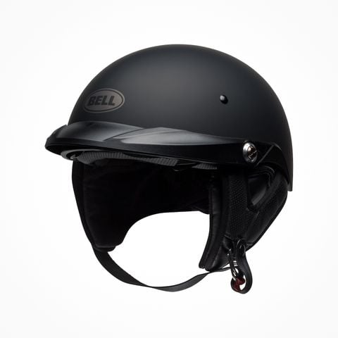 Mũ Bảo Hiểm nửa đầu Bell Pit Boss Gloss Black Chính Hãng Nhập Khẩu từ USA