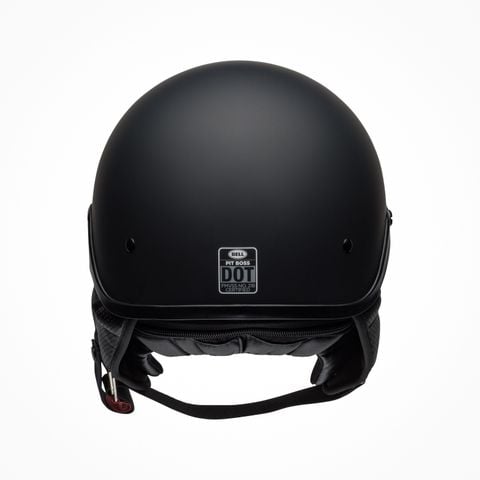 Mũ Bảo Hiểm nửa đầu Bell Pit Boss Gloss Black Chính Hãng Nhập Khẩu từ USA