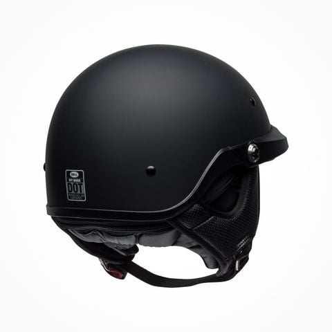 Mũ Bảo Hiểm nửa đầu Bell Pit Boss Gloss Black Chính Hãng Nhập Khẩu từ USA