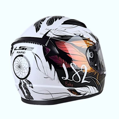 Mũ Bảo Hiểm Fullface LS2 FF353 Rapid Boho chính hãng tại FMG Superstore