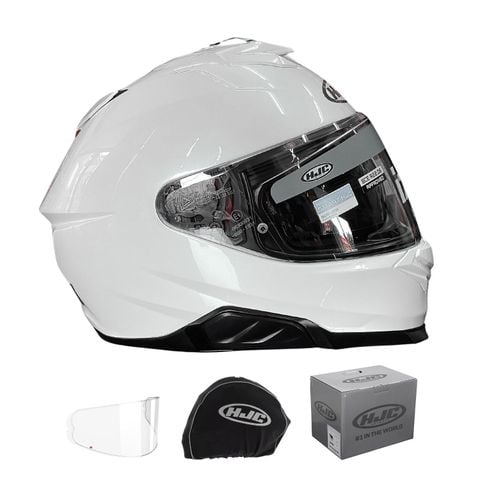 Mũ Bảo Hiểm Fullface HJC i71 Solid Pearl White chính hãng tại FMG Mobility | Motoplex Hanoi