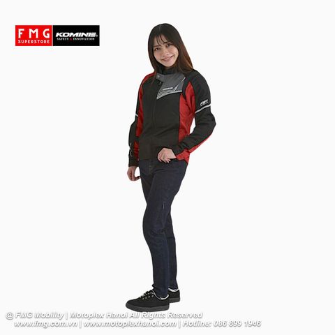 Áo Bảo Hộ Moto Komine JK-1171 Protect Full Mesh Jacket Zimon