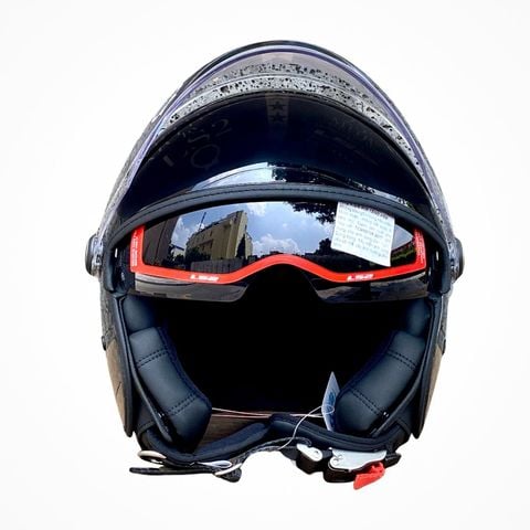 Mũ Bảo Hiểm 3/4 LS2 OF597 Cabrio Carbon chính hãng tại Motoplex Hanoi