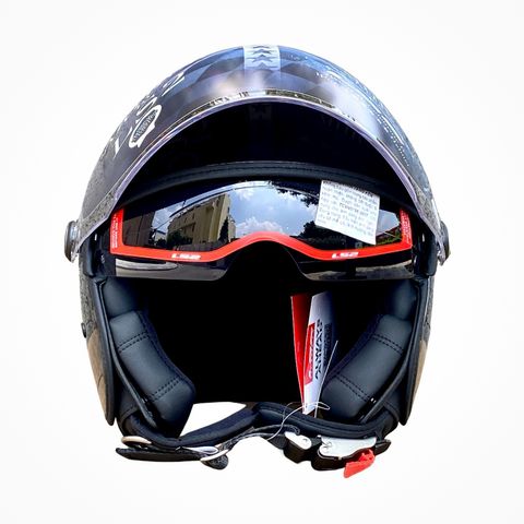 Mũ Bảo Hiểm 3/4 LS2 OF597 Cabrio Carbon chính hãng tại Motoplex Hanoi