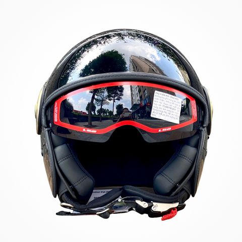 Mũ Bảo Hiểm 3/4 LS2 OF597 Cabrio Carbon chính hãng tại Motoplex Hanoi