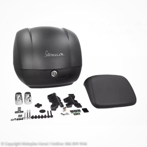 Thùng Đồ 36L Vespa GTS & Vespa GTV - Notte Nero 99/C - CM273346 chính hãng tại Motoplex Hanoi