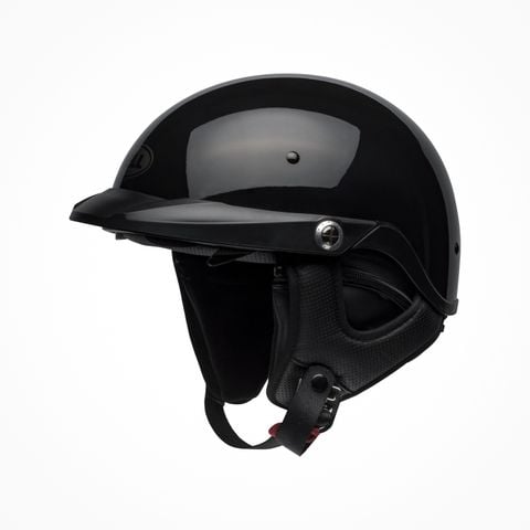 Mũ Bảo Hiểm nửa đầu Bell Pit Boss Gloss Black Chính Hãng Nhập Khẩu từ USA