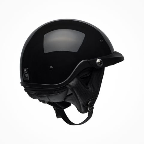 Mũ Bảo Hiểm nửa đầu Bell Pit Boss Gloss Black Chính Hãng Nhập Khẩu từ USA