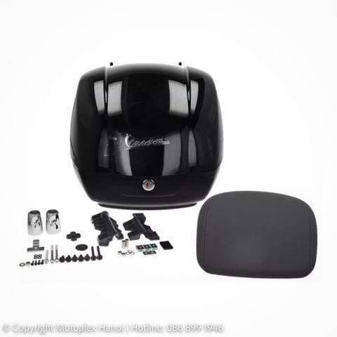 Thùng Đồ 36L Vespa GTS & Vespa GTV - Classic Nero XN2 - CM273372 chính hãng tại Motoplex Hanoi