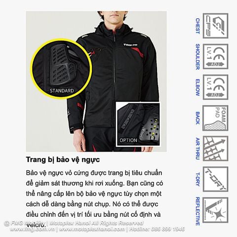 Áo Bảo Hộ Moto RS Taichi RSJ341 Air Speed Parka Jacket chính hãng tại FMG Superstore | Motoplex Hanoi