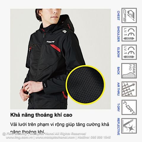 Áo Bảo Hộ Moto RS Taichi RSJ341 Air Speed Parka Jacket chính hãng tại FMG Superstore | Motoplex Hanoi