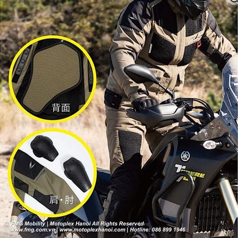 Áo Bảo Hộ Moto RS Taichi RSJ340 Kompass Air Jacket chính hãng tại FMG Superstore | Motoplex Hanoi