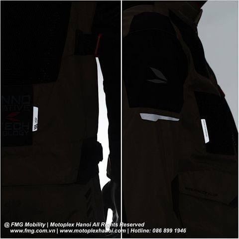 Áo Bảo Hộ Moto RS Taichi RSJ340 Kompass Air Jacket chính hãng tại FMG Superstore | Motoplex Hanoi