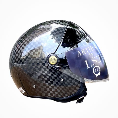 Mũ Bảo Hiểm 3/4 LS2 OF597 Cabrio Carbon chính hãng tại Motoplex Hanoi