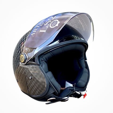 Mũ Bảo Hiểm 3/4 LS2 OF597 Cabrio Carbon chính hãng tại Motoplex Hanoi