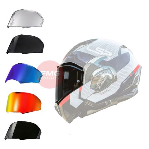 Kính Chắn Mũ Bảo Hiểm Fullface Lật Hàm 180 Độ LS2 FF900 Valiant 2